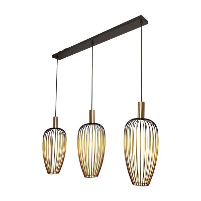 Lucide AURELIE - Pendant light - 3xGU10 (MR11) - Gold - Vibes
